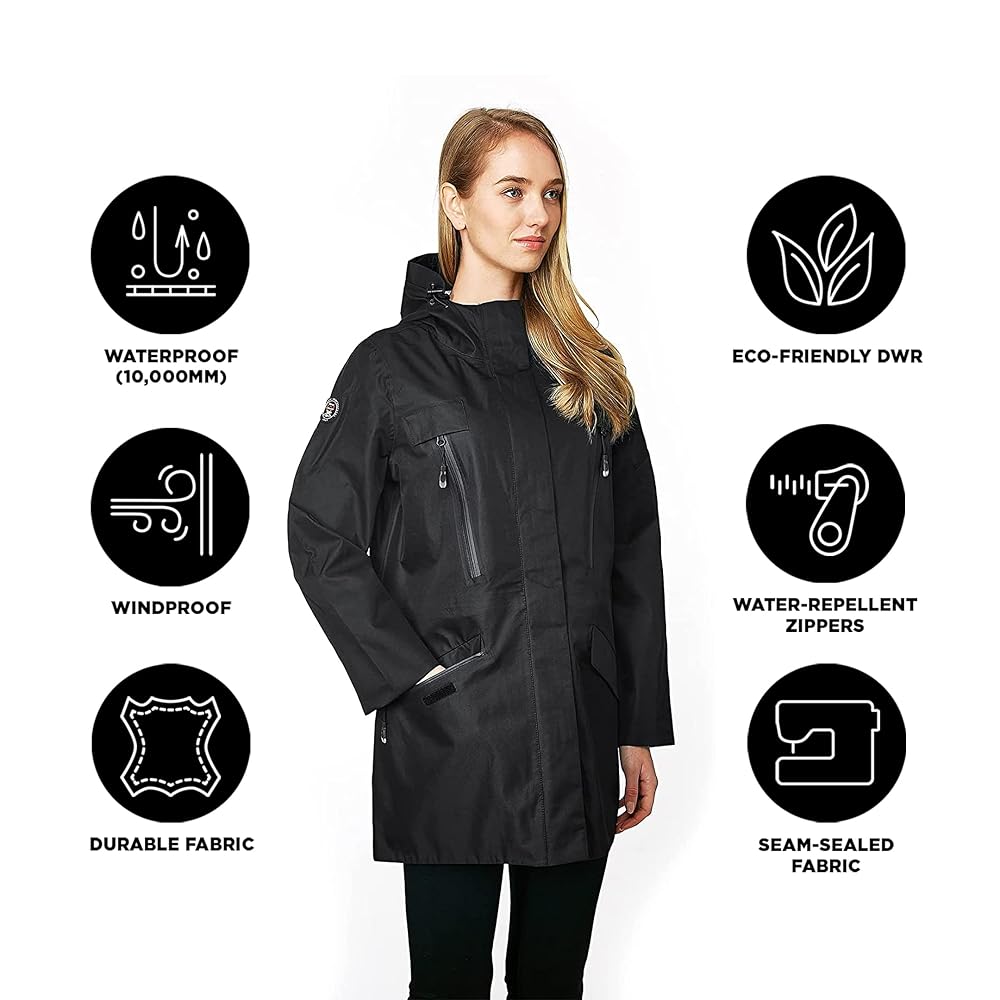 Amazon.com: Triple F.A.T. Goose Chelsea Rain Coat Women